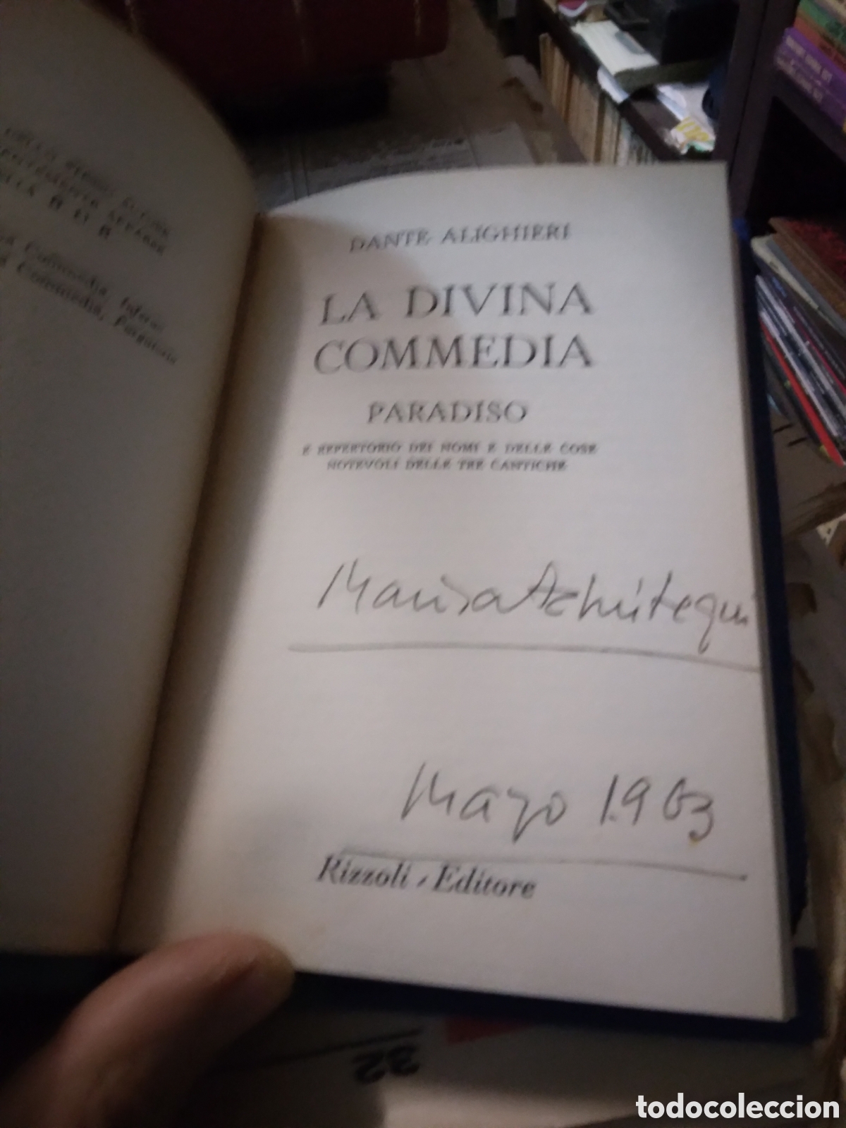Libros: Dante Alighieri, La divina comedia,italiano - Foto 2