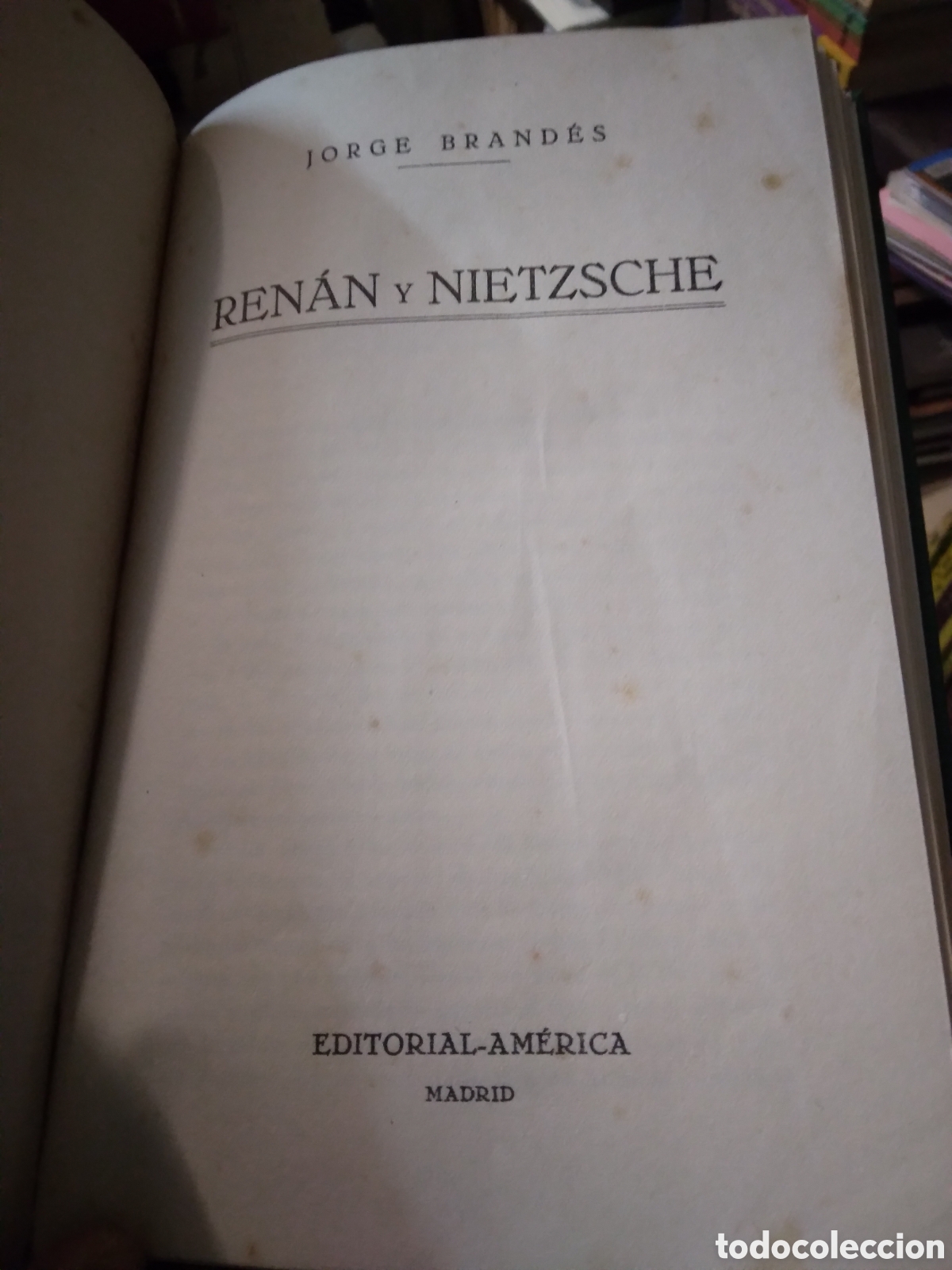 Libros: Jorge Brandes, Renan y Nietzsche, Editora America - Foto 2