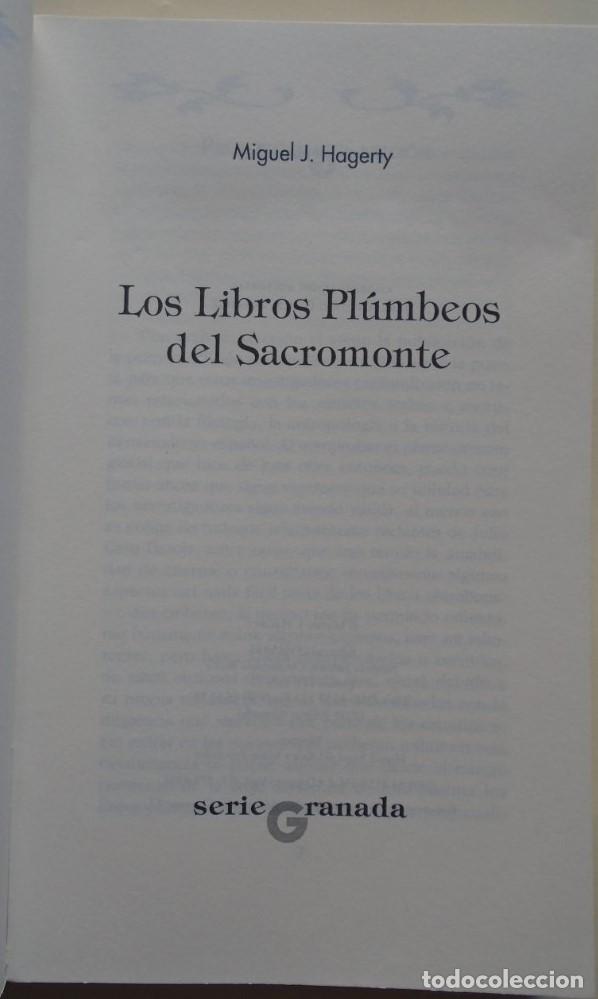 Libros: Los Libros Pl&uacute;mbeos del Sacromonte. - HAGERTY (Miguel Jos&eacute;). - Foto 2