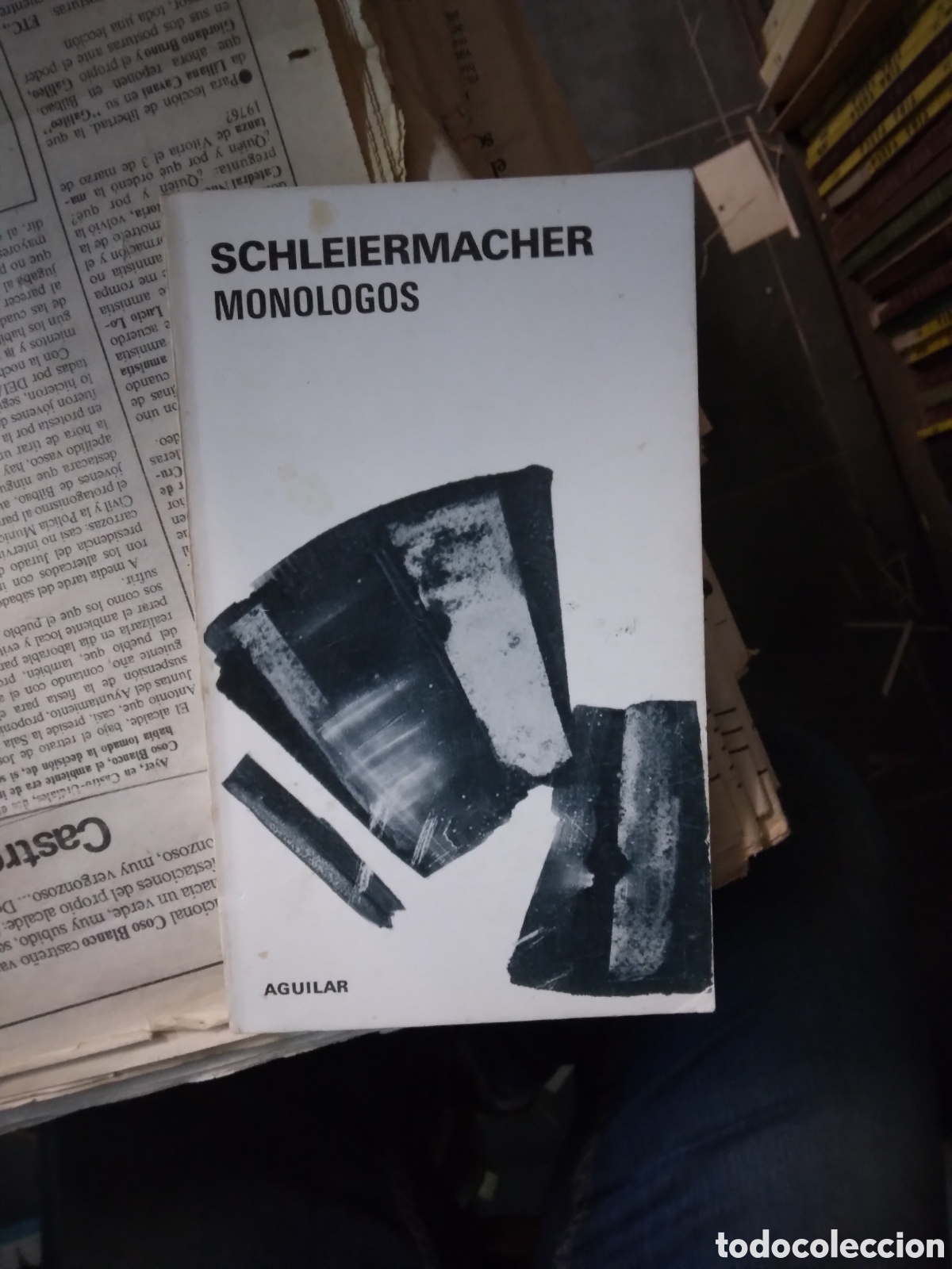 Libros: Schleiermacher, Monologos, Aguilar - Foto 1