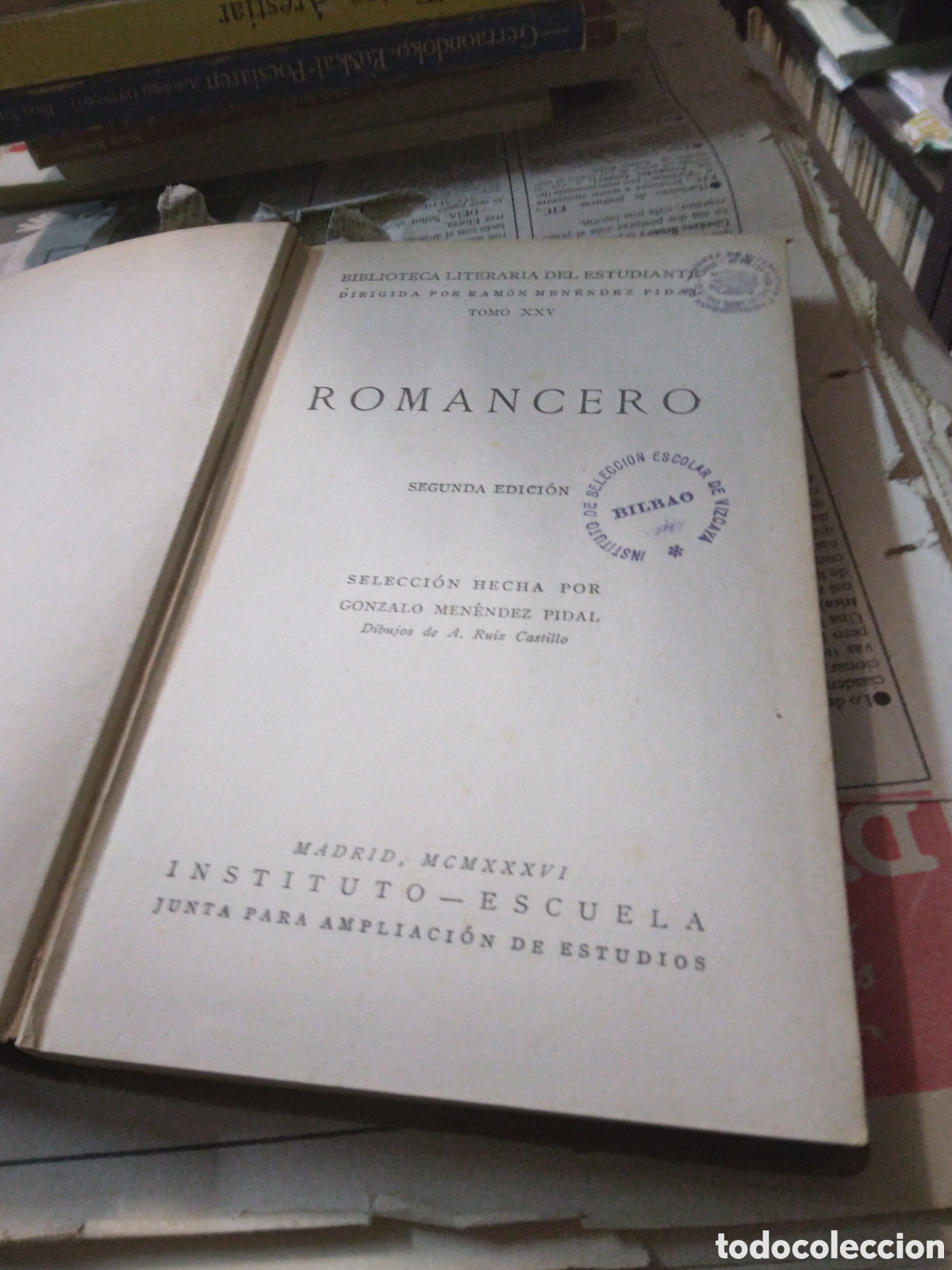 Libros: Romancero, Biblioteca literaria del estudiante - Foto 2
