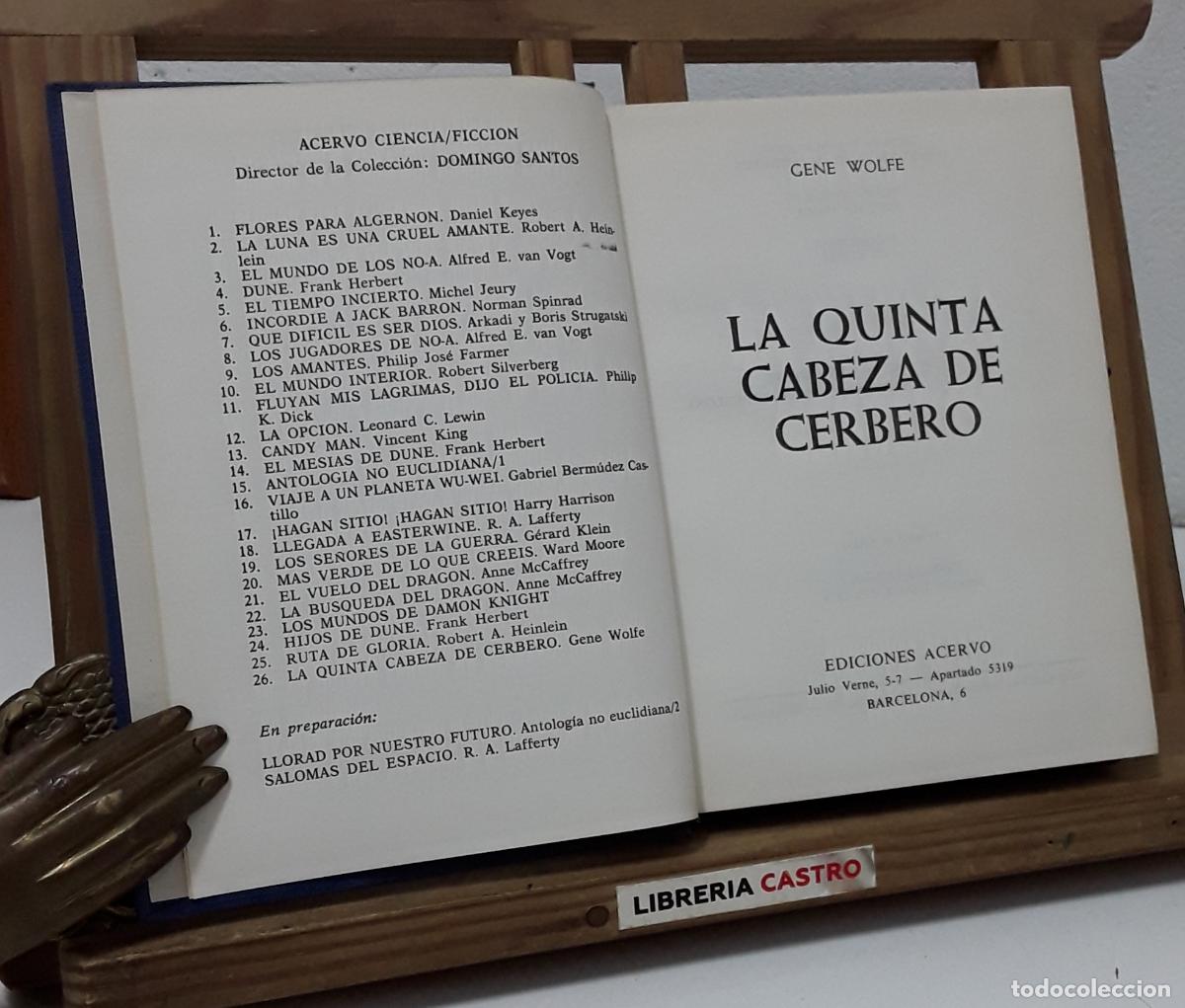 Libros: La quinta cabeza de Cerbero - Gene Wolfe - Foto 3