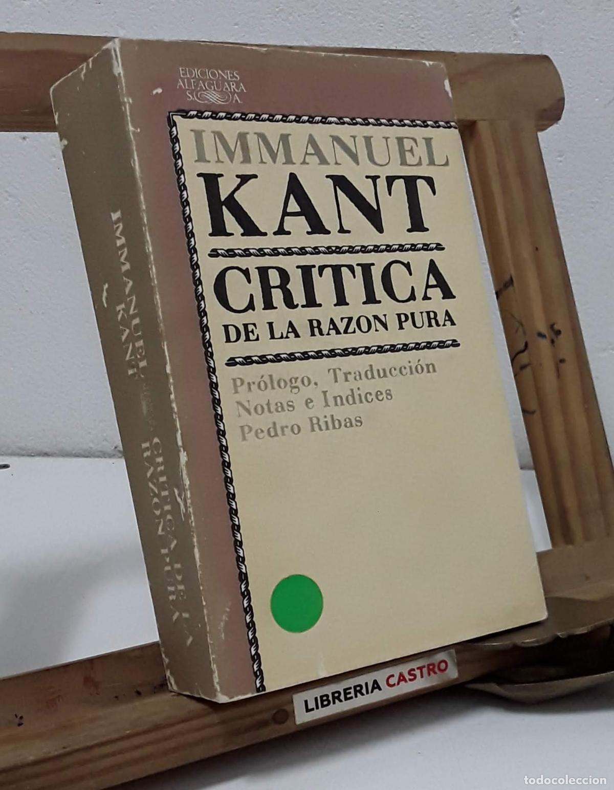 Libros: Cr&iacute;tica de la raz&oacute;n pura - Immanuel Kant. - Foto 1