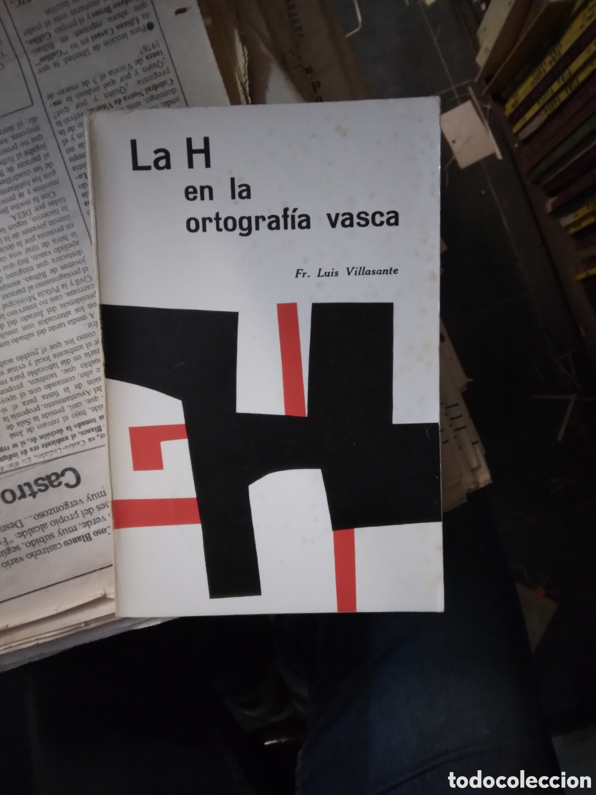 Libros: Luis Villasante, La H en la.ortografia vasca - Foto 1