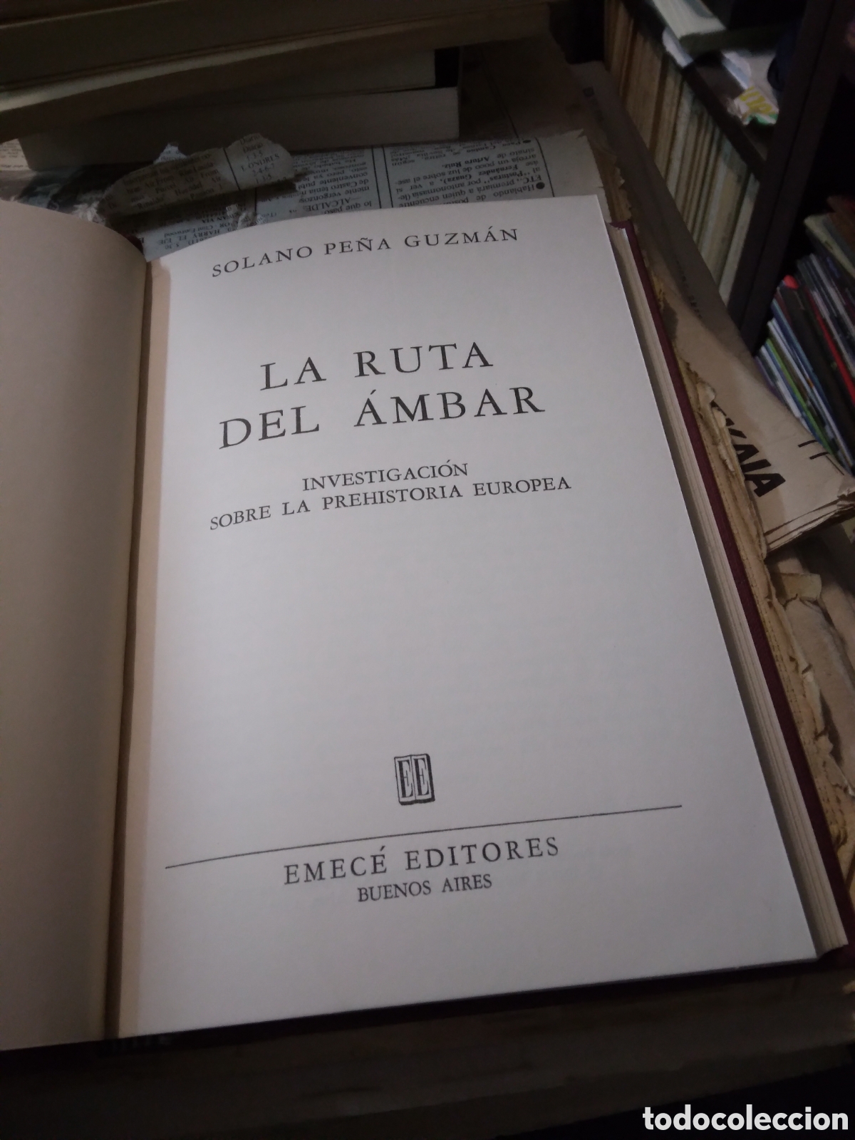 Libros: Solano Pe&ntilde;a Guzman, La ruta del.ambar,EMECE - Foto 2
