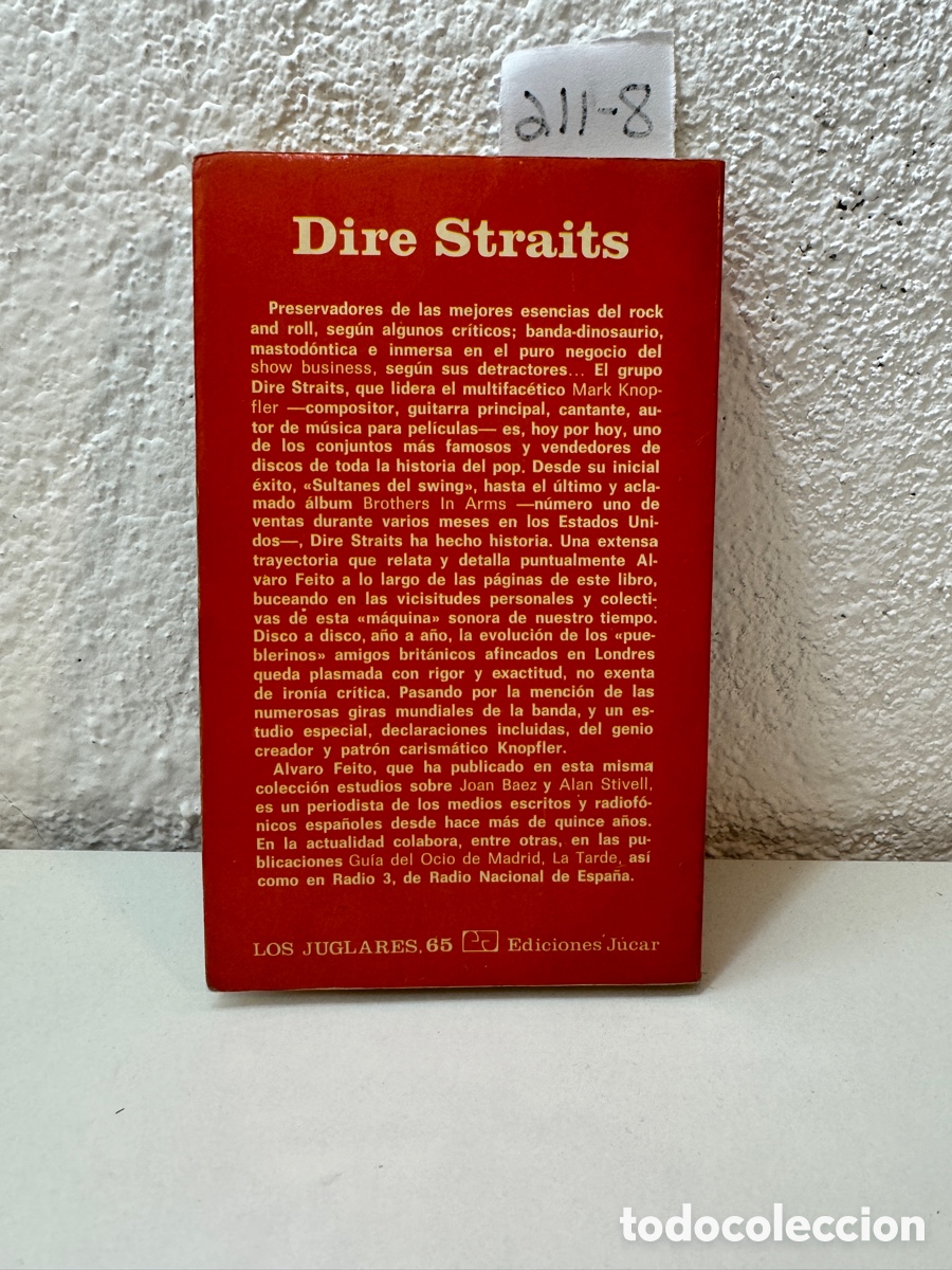 Libros: FEITO, &Aacute;lvaro: - Dire Straits. - Foto 2
