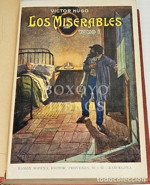 Libros: HUGO, V&iacute;ctor. Los miserables. Versi&oacute;n castellana. Tomo I - Foto 2