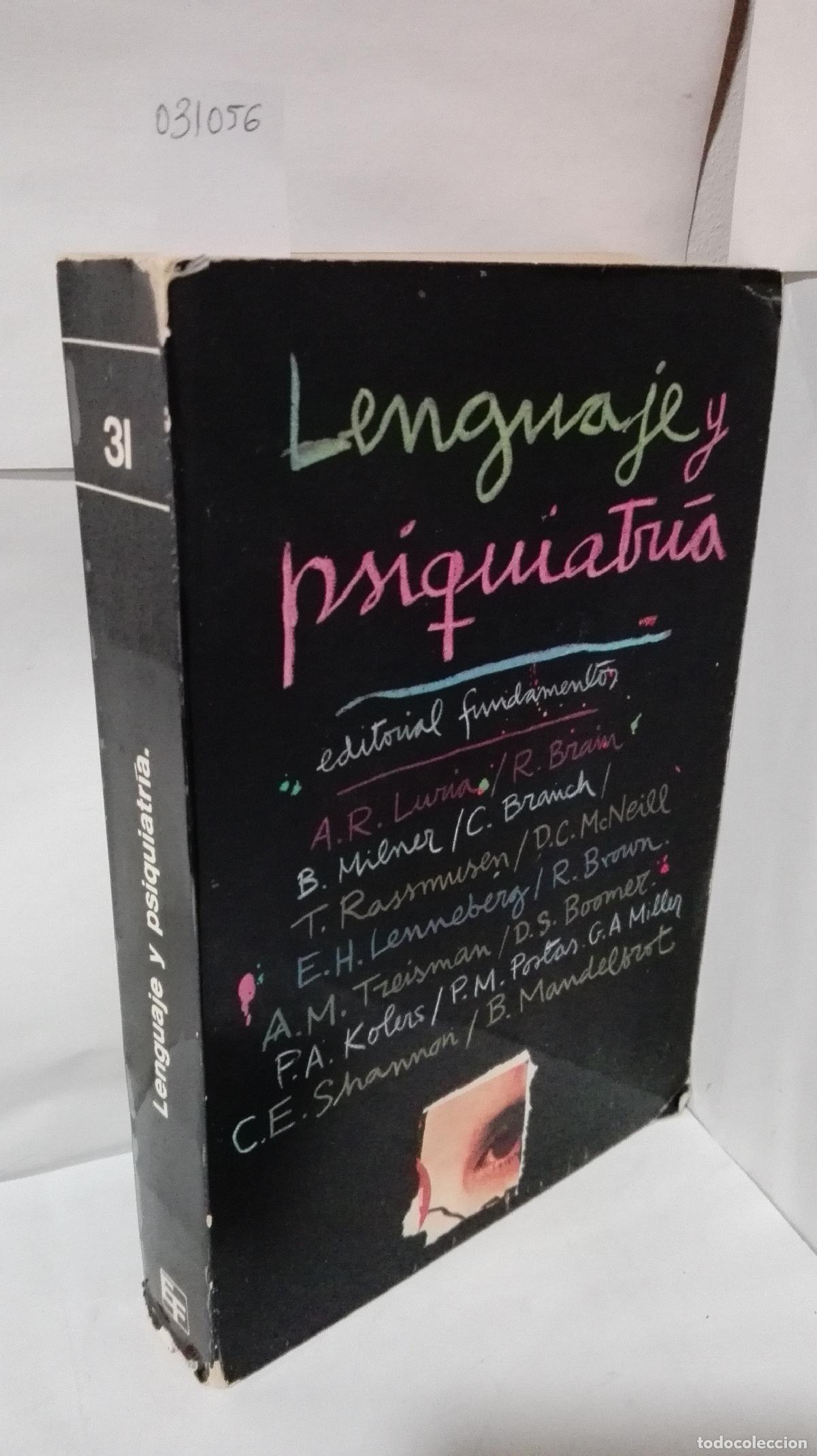 Libros: LENGUAJE Y PSIQUIATRIA - VV. AA. - Foto 1