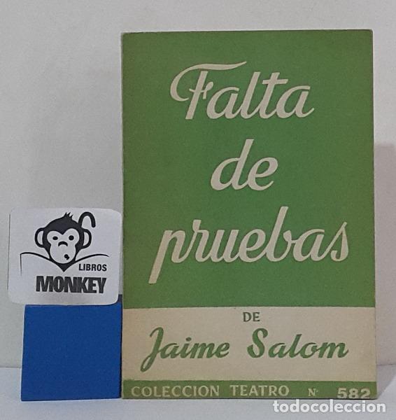 Libros: Falta de pruebas - Jaime Salom - Foto 1