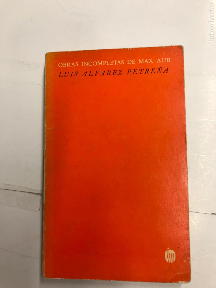Libros: ALUIS &Aacute;LVAREZ PETRE&Ntilde;A. - MAX AUB. - Foto 1