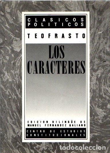 Libros: Los car&aacute;cteres - Teofrasto - Foto 1
