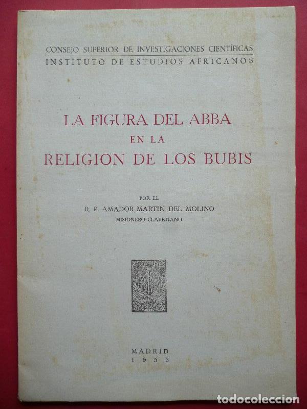 Libros: La figura del Abba en la religi&oacute;n de los Bubis. - MART&Iacute;N del MOLINO (Amador).