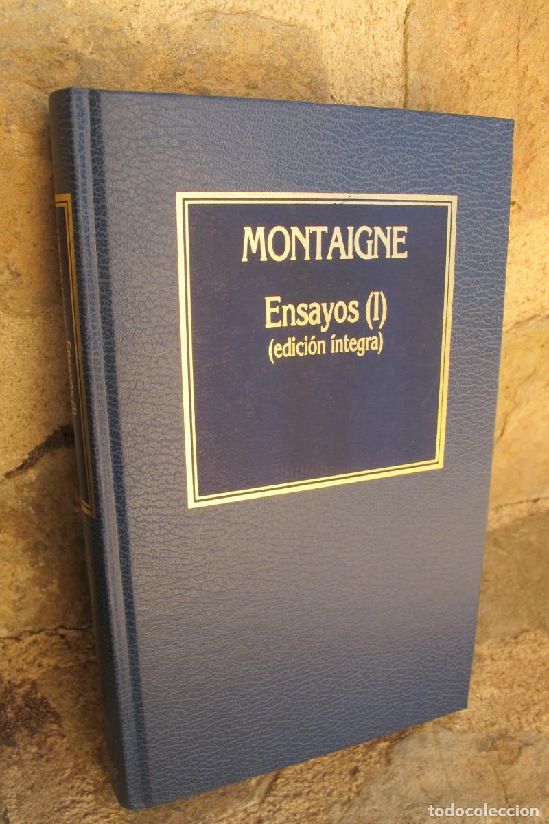 Libros: MONTAIGNE. ENSAYOS I EDICION INTEGRA ORBIS - Foto 1