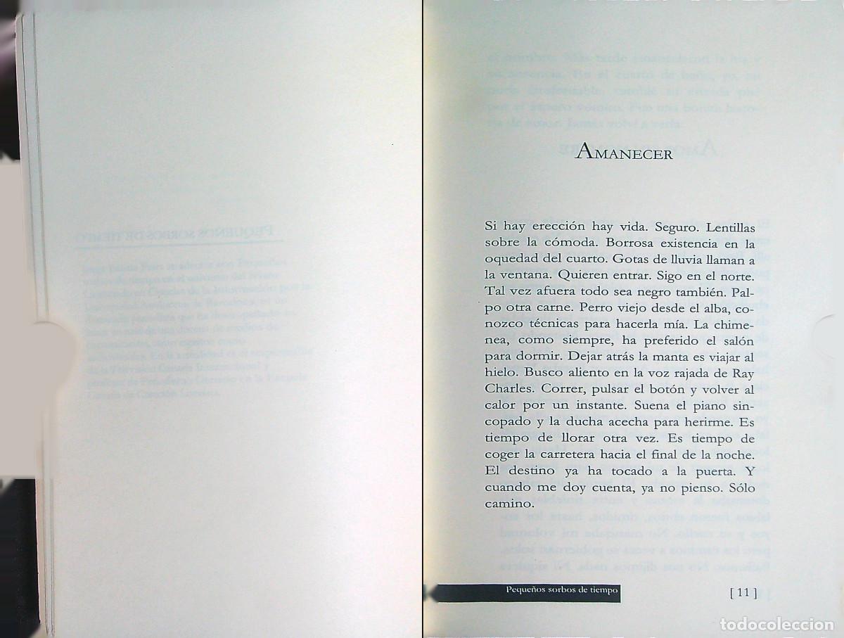 Libros: PEQUE&Ntilde;OS SORBOS DE TIEMPO - JORGE BATISTA - 2006 - CANARIAS - Foto 2
