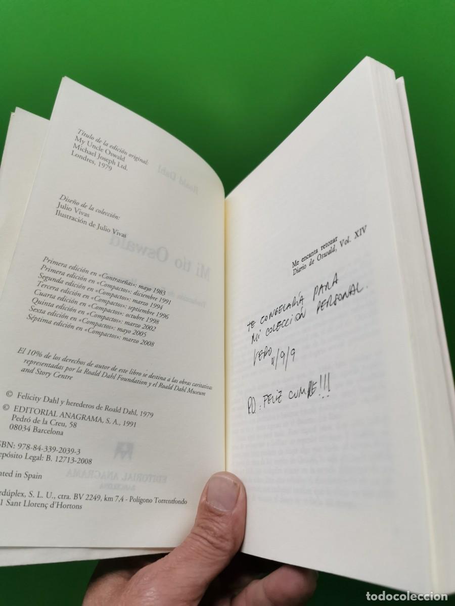 Libros: ROALD DAHL. MI TIO OSWALD. ANAGRAMA - Foto 3