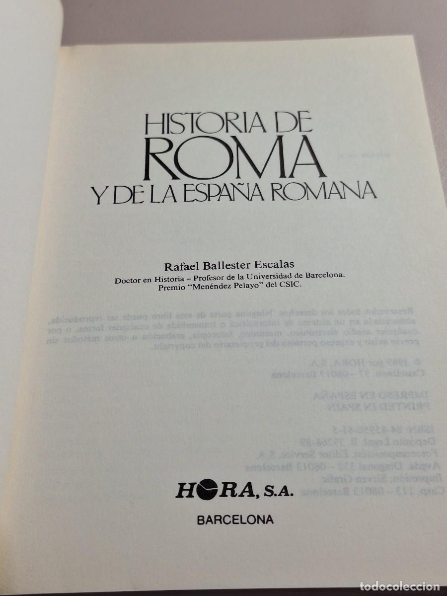 Libros: Historia de Roma y de la Espa&ntilde;a romana, Rafael Ballester - Foto 16