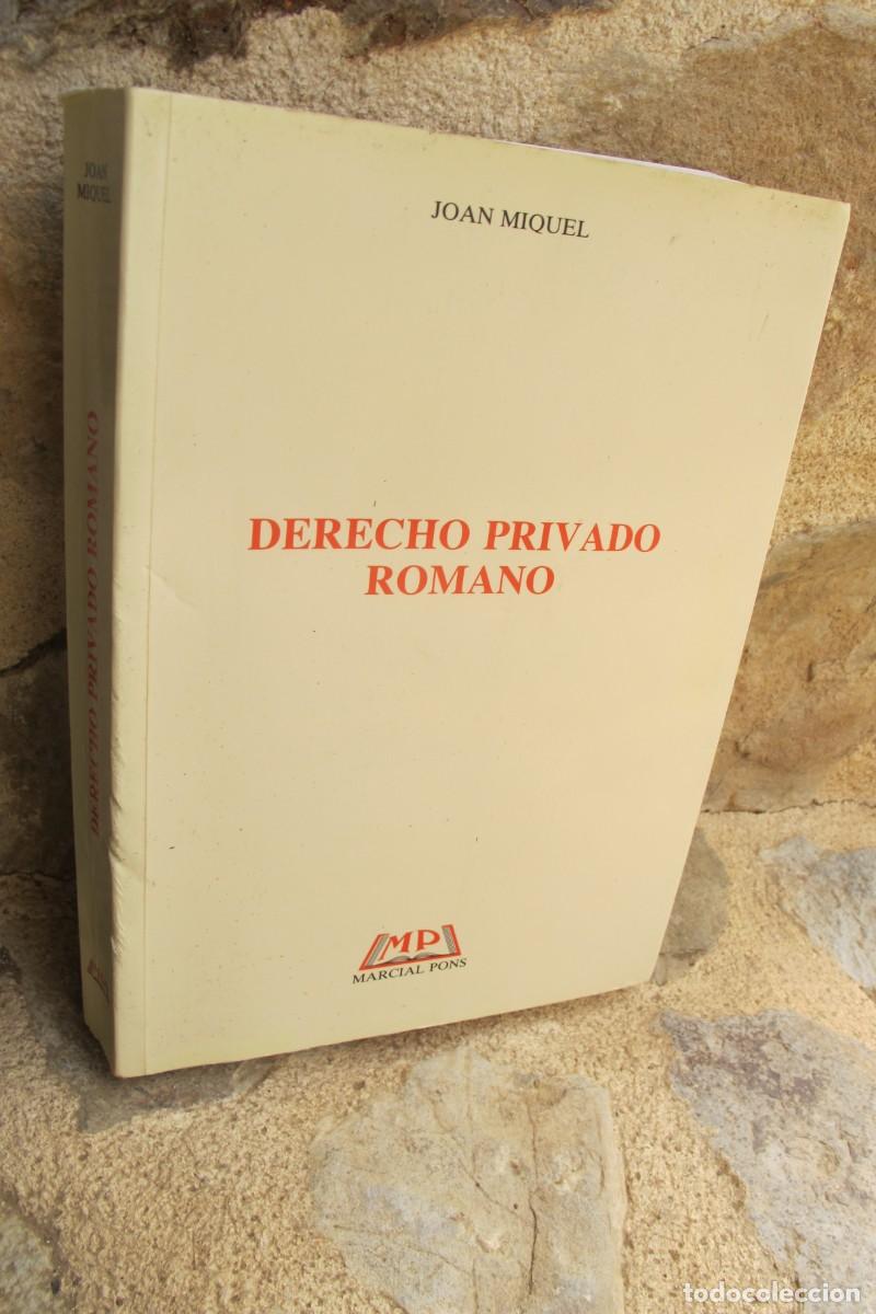 Libros: DERECHO PRIVADO ROMANO. JOAN MIQUEL - Foto 1