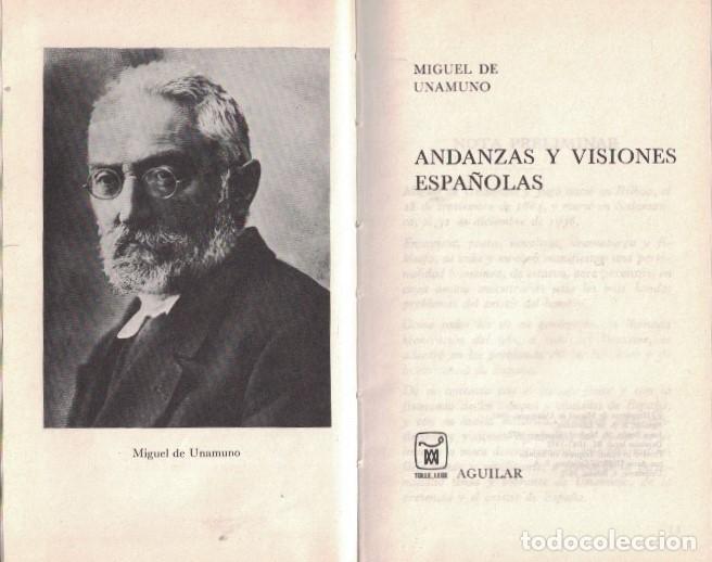 Libros: ANDANZAS Y VISIONES ESPA&Ntilde;OLAS. - Unamuno. Miguel de, - Foto 1