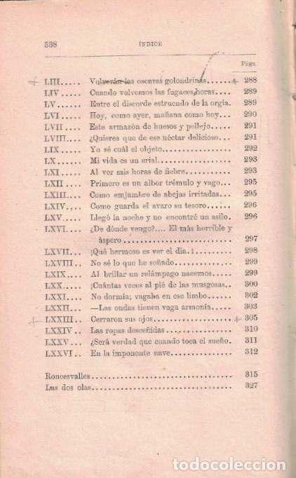 Libros: OBRAS. TOMO II (de 2) - B&eacute;cquer. Gustavo Adolfo, - Foto 4