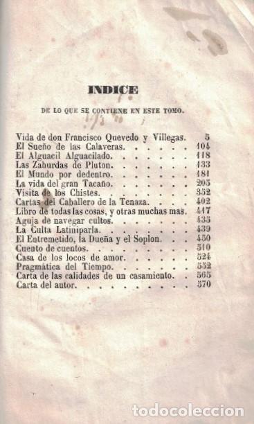Libros: OBRAS FESTIVAS. 2 Tomos. - Quevedo Villegas. Francisco de, - Foto 2
