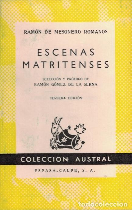 Libros: ESCENAS MATRITENSES. - Mesonero Romanos. Ram&oacute;n de, - Foto 1
