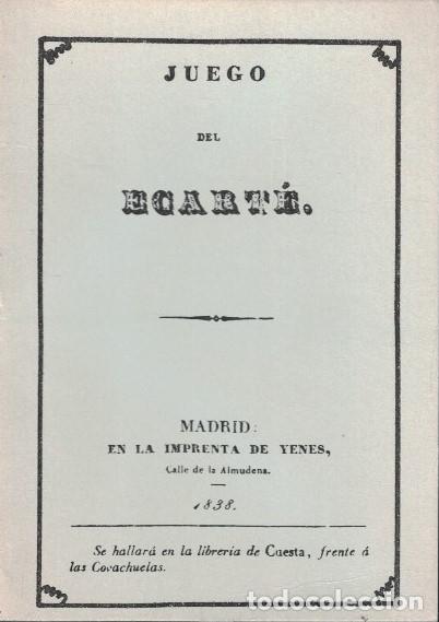Libros: JUEGO DEL ECART&Eacute;. - AA.VV. - Foto 1