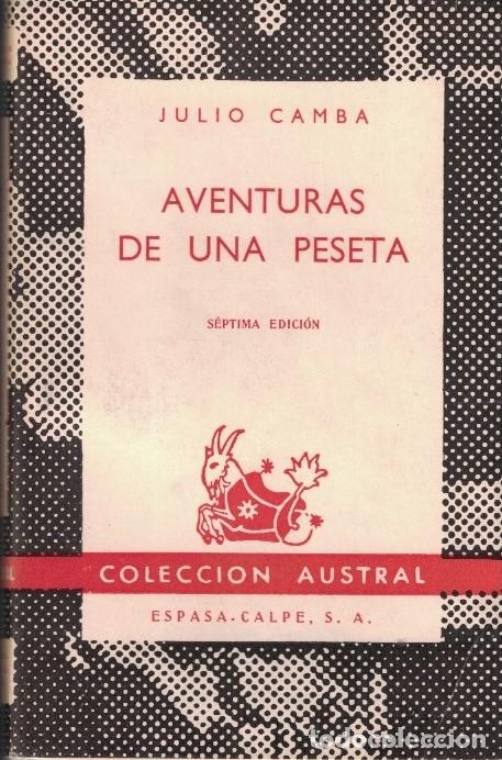 Libros: AVENTURAS DE UNA PESETA. - Camba. Julio, - Foto 1