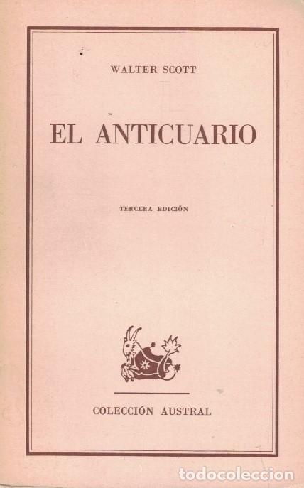 Libros: EL ANTICUARIO. - Scott. Walter, - Foto 1