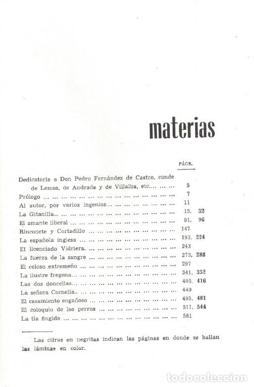 Libros: NOVELAS EJEMPLARES. - Cervantes Saavedra. Miguel de, - Foto 2