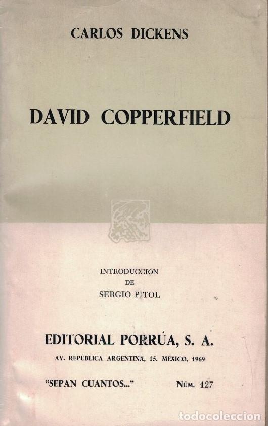 Libros: DAVID COPPERFIELD. - Dickens. Carlos, - Foto 1