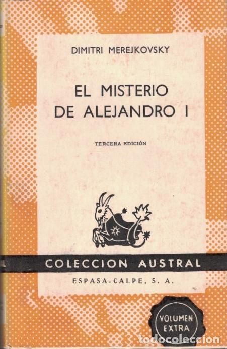 Libros: EL MISTERIO DE ALEJANDRO I. - Merejkovsky. Dimitri, - Foto 1