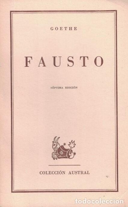 Libros: FAUSTO. - Goethe. - Foto 1