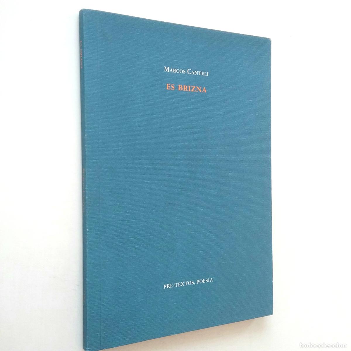 Libros: Marcos Cantelli - Es brizna (Primera edici&oacute;n) - Foto 1