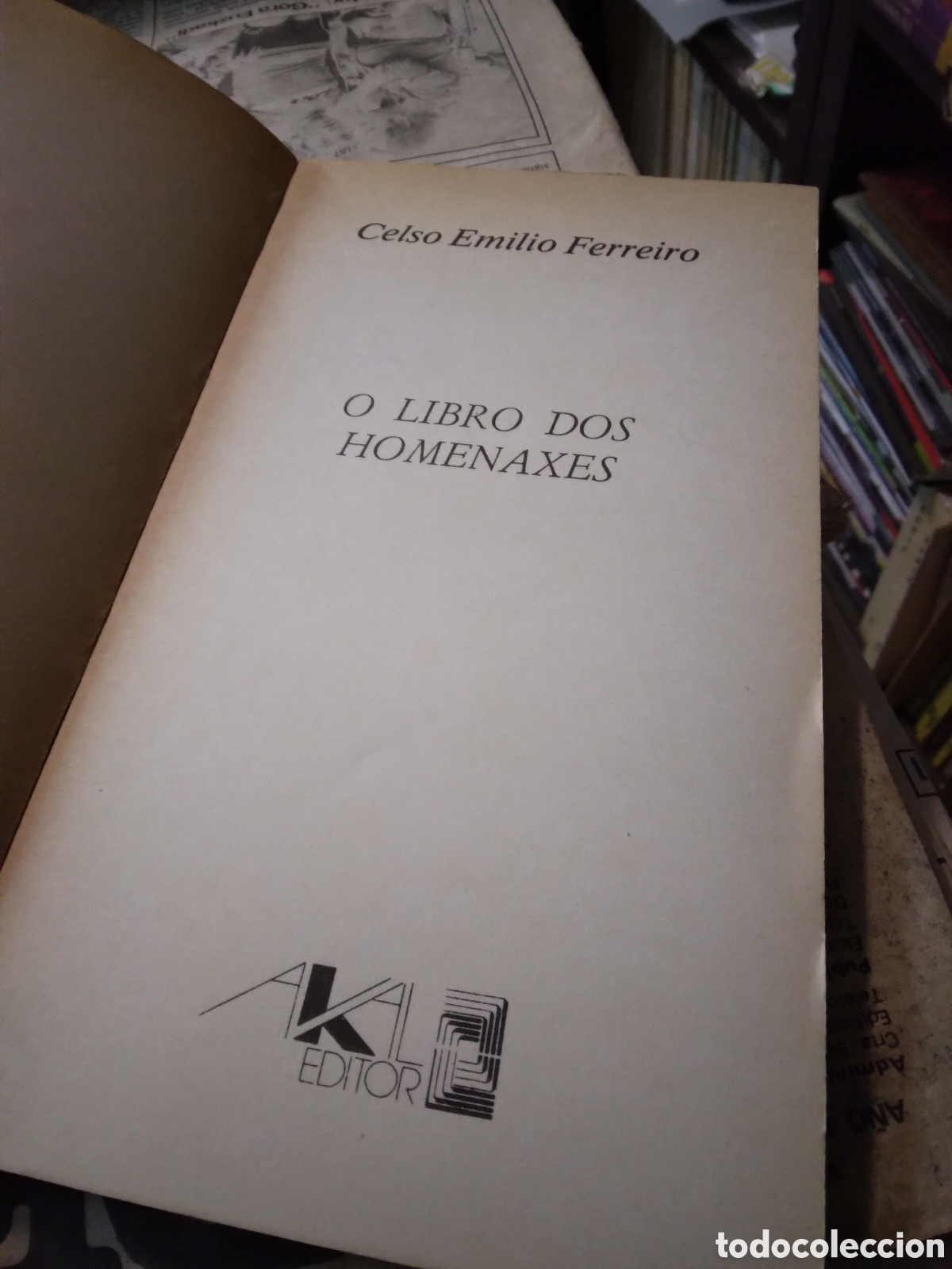 Libros: Celso Emilio Ferreiro, O libro dos homenaxes, Akal - Foto 2