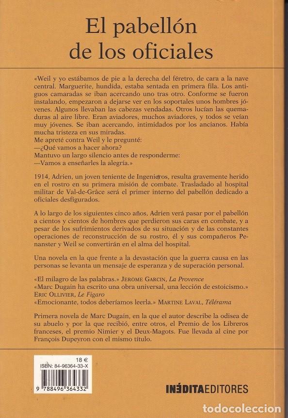 Libros: El pabell&oacute;n de los oficiales - Marc Dugain - Foto 2