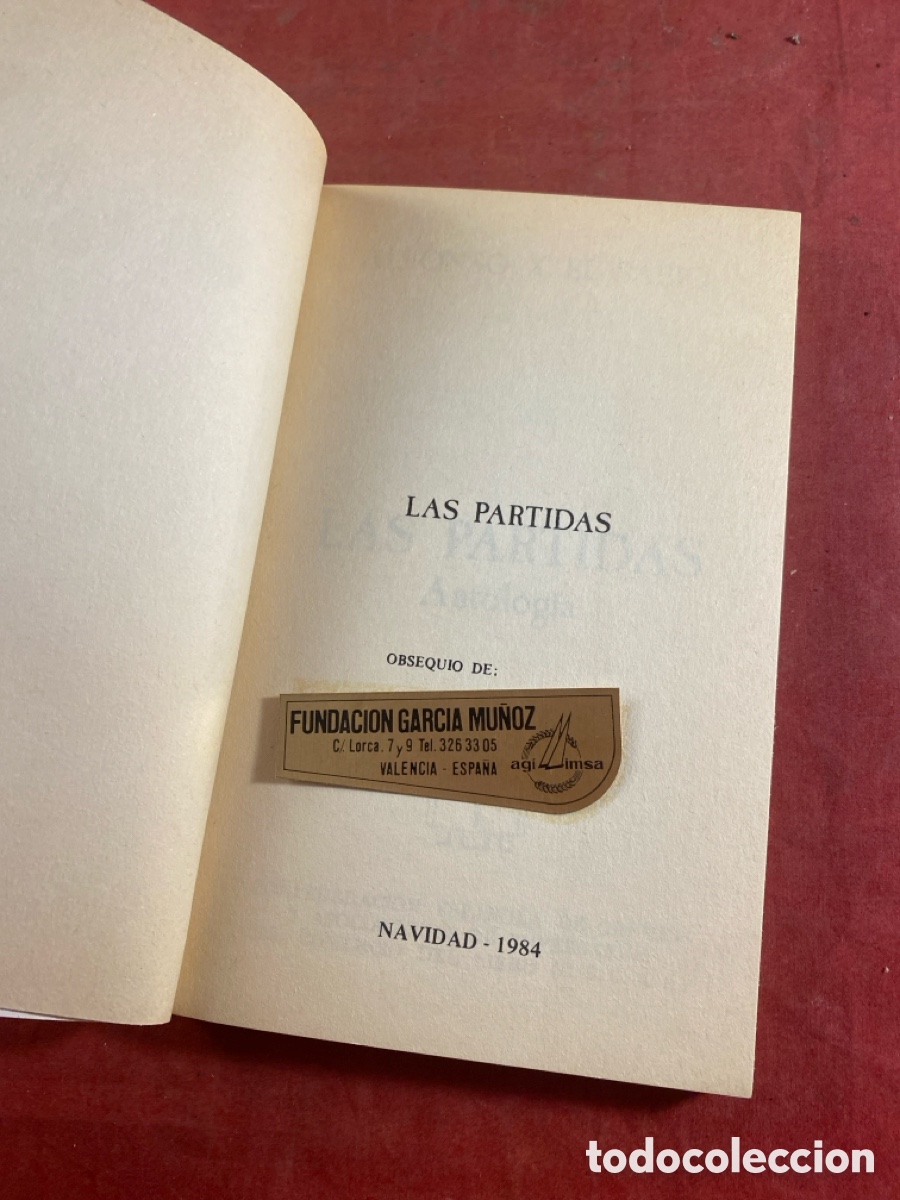 Libros: LAS PARTIDAS ALFONSO X EL SABIO - Foto 2
