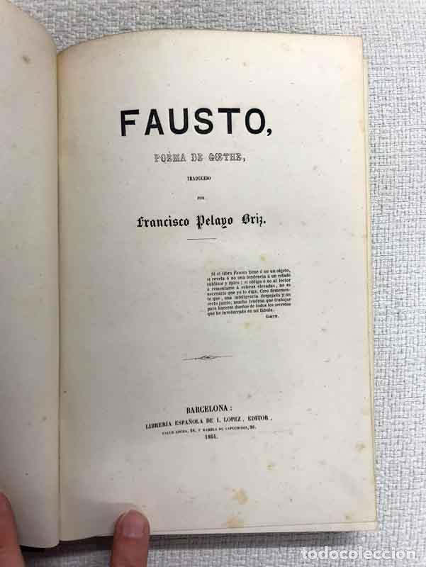 Libros: Fausto - Goethe - Foto 2