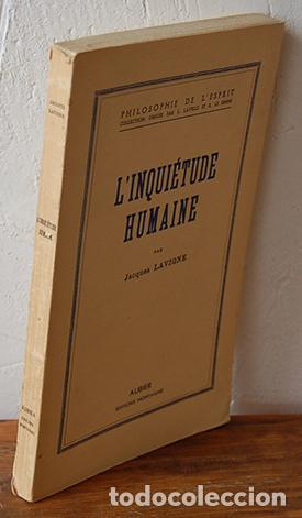 Libros: L&Iacute;NQUI&Eacute;TUDE HUMAINE - JACQUES LA VIGNE - Foto 1
