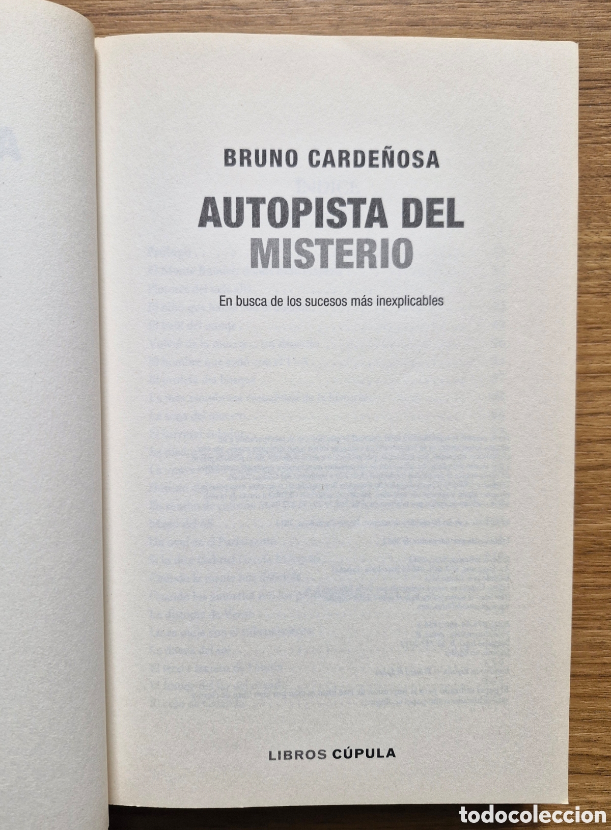 Libros: AUTOPISTA DEL MISTERIO - Bruno Carde&ntilde;osa - Foto 3