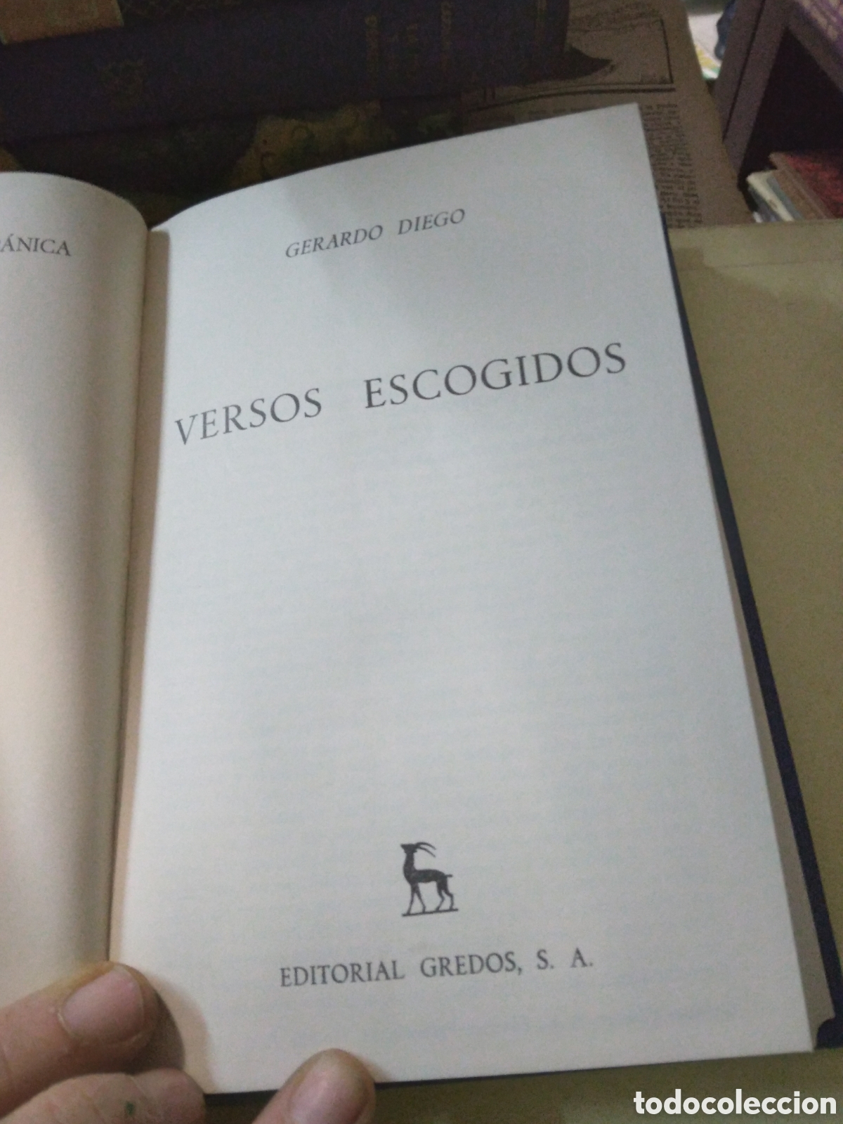 Libros: Gerard Diego, Versos escogidos,Editorial Gredos - Foto 2