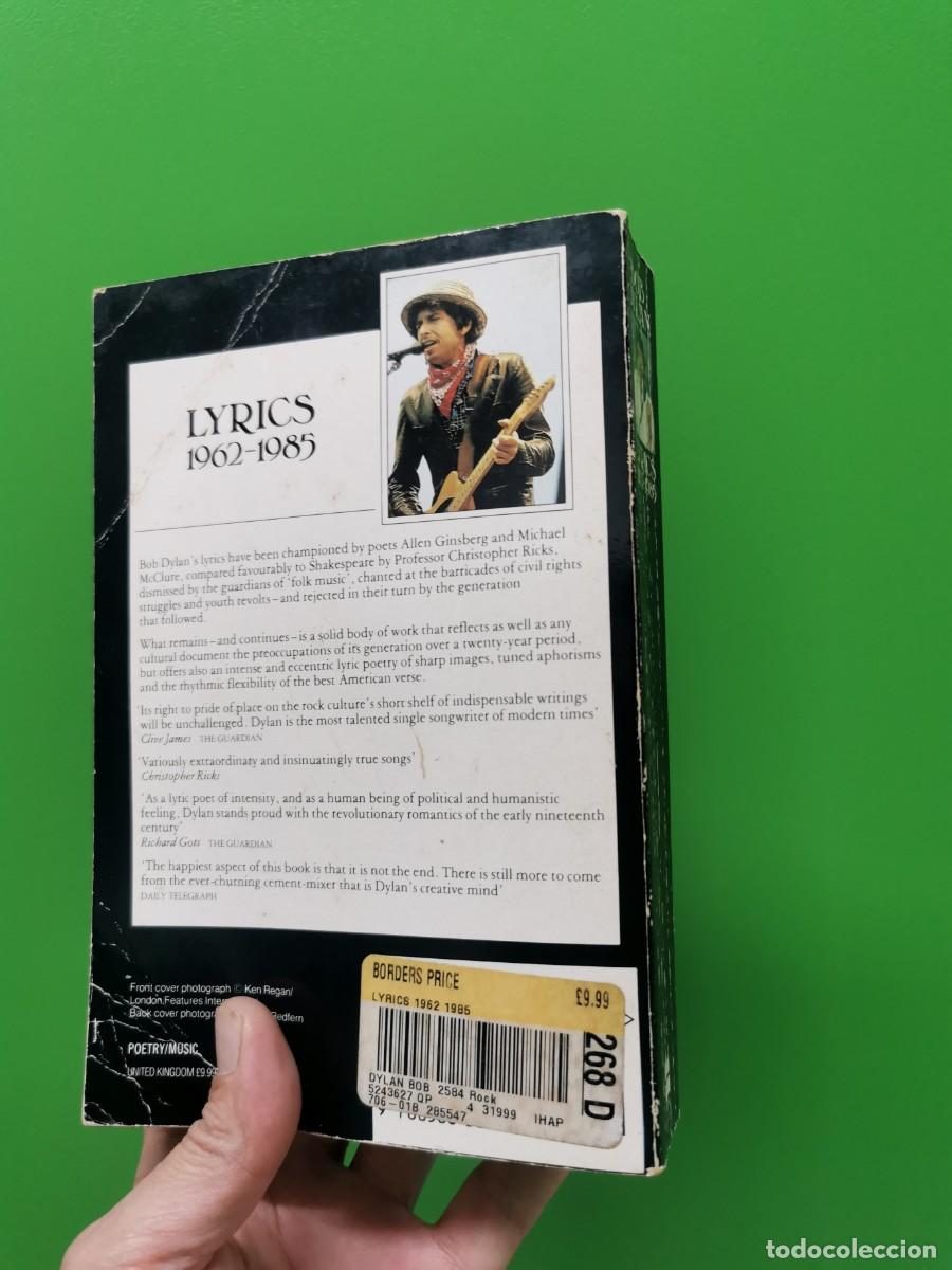 Libros: BOB DYLAN LYRICS 1962-1985 - Foto 2
