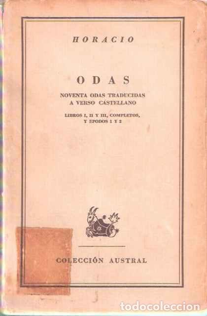 Libros: Odas - Horacio - Foto 1