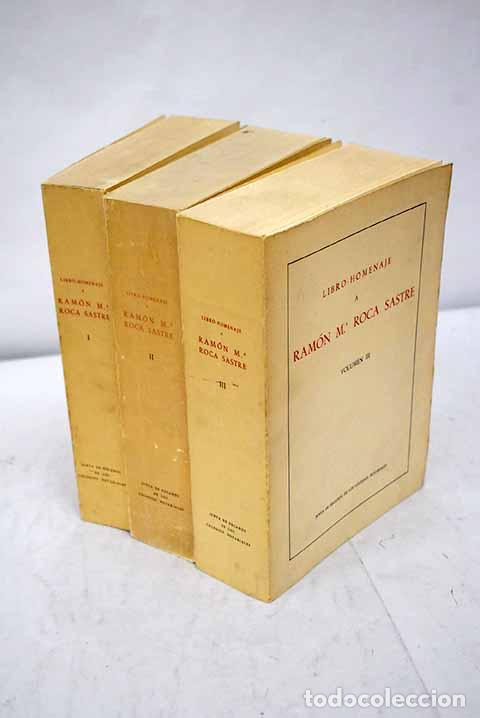 Libros: Libro-homenaje a Ram&oacute;n M&ordf; Roca Sastre - Foto 1