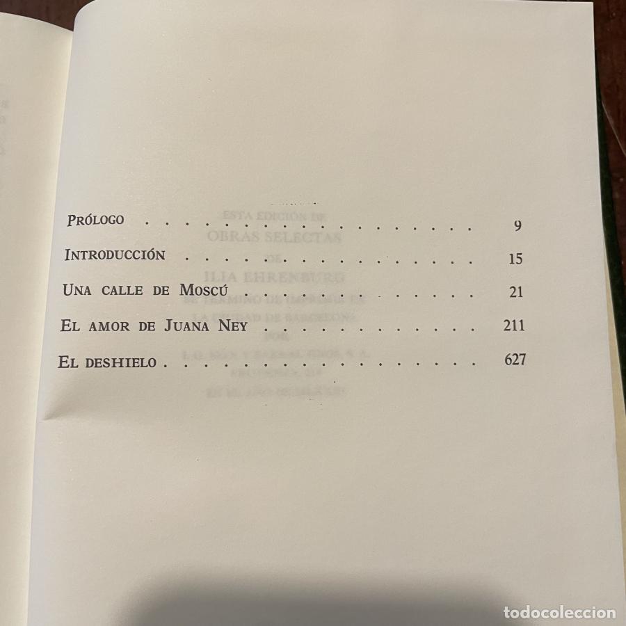 Libros: Obras selectas - Ilia Ehrenburg - Foto 2