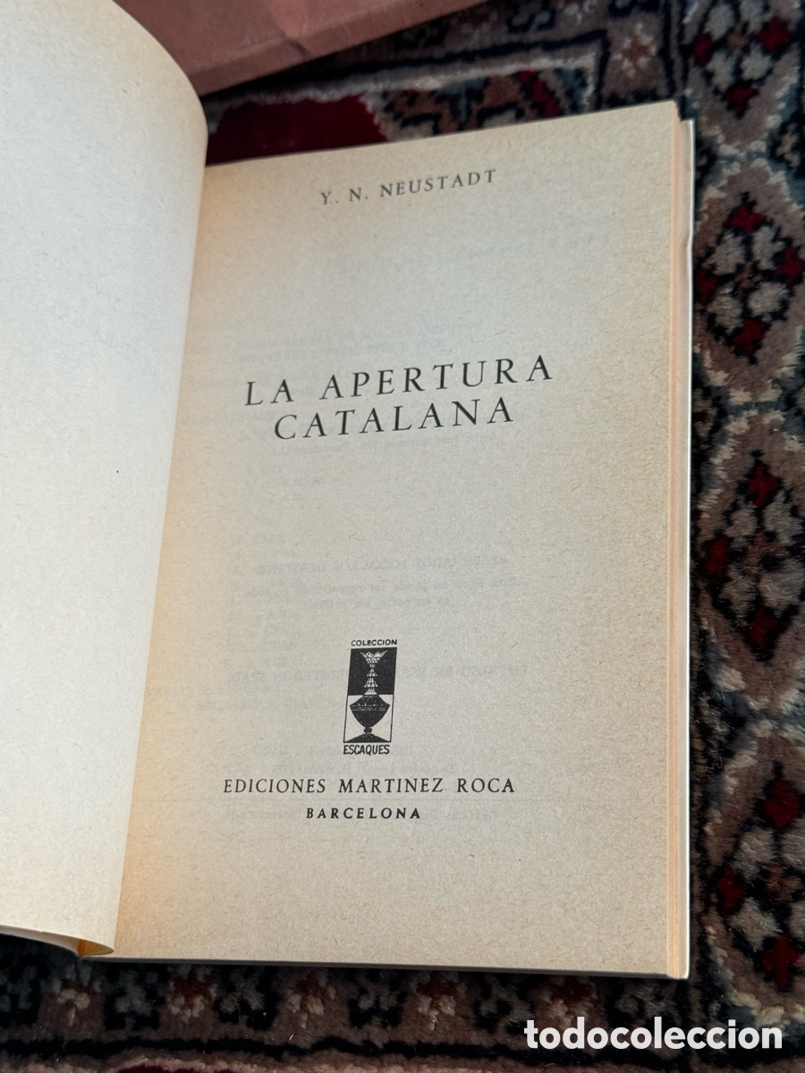 Libros: La apertura catalana Neustadt Ajedrez - Foto 3