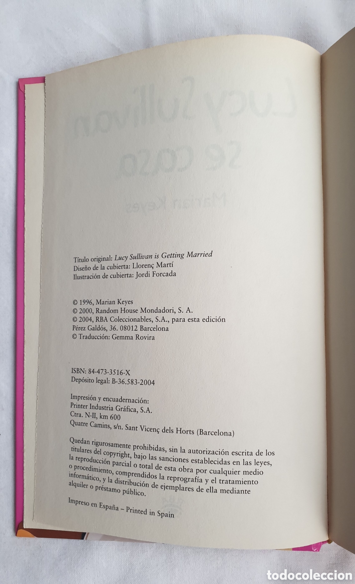 Libros: LUCY SULLIVAN SE CASA. RBA. - Foto 4