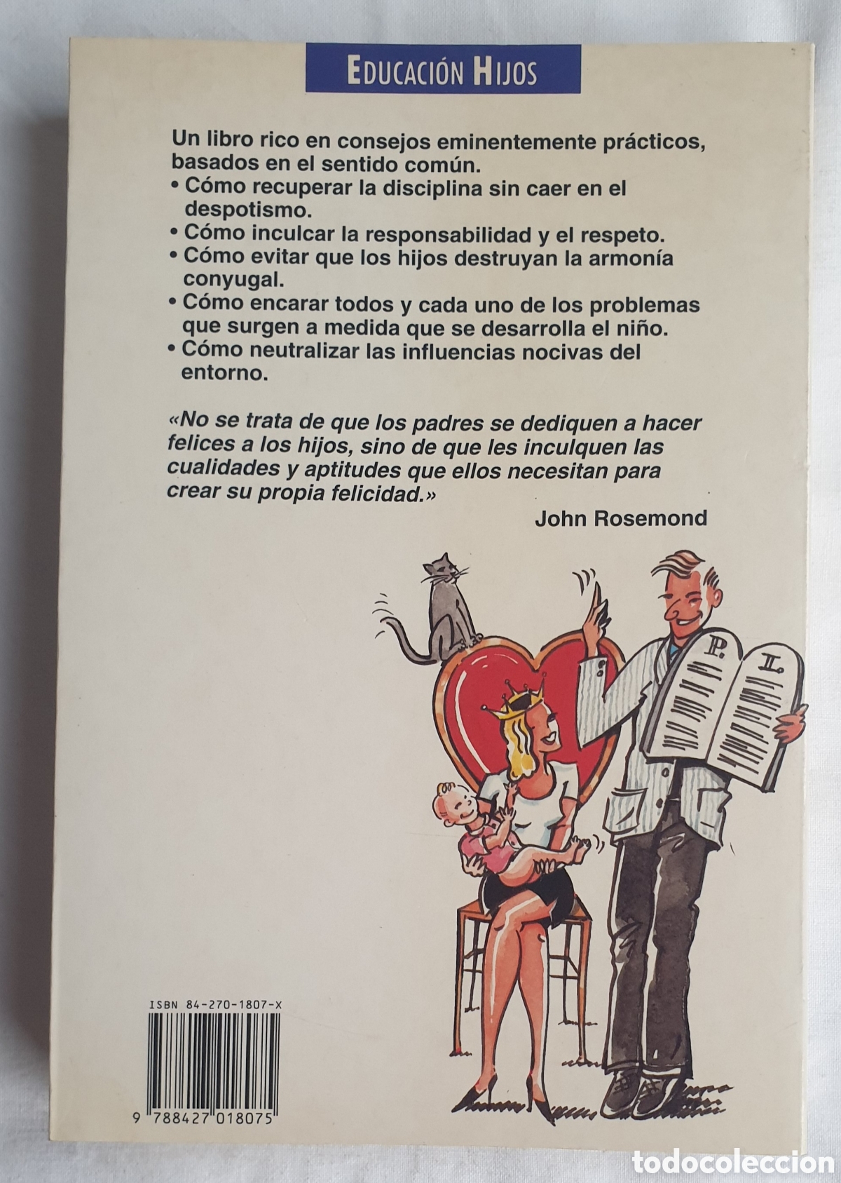 Libros: LOS PADRES AL PODER. JHON ROSEMOND. - Foto 2