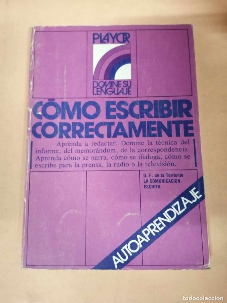 Libros: COMO ESCRIBIR CORRECTAMENTE (PLAYOR) - Foto 1