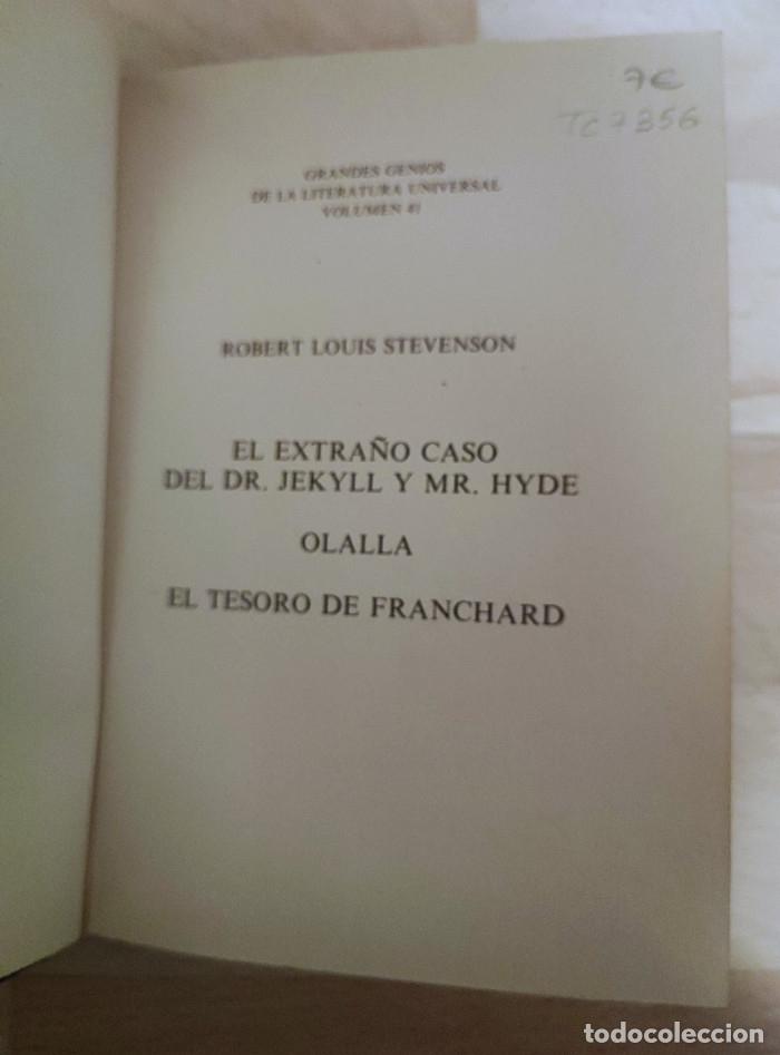 Libros: EL EXTRA&Ntilde;O CASO DEL DR. JEKYLL Y MR. HYDE - Robert Louis Stevenson - Foto 2