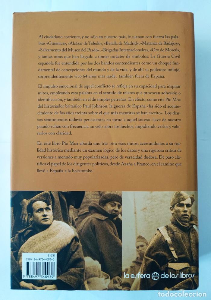 Libros: LOS MITOS DE LA GUERRA CIVIL - Pio Moa - Foto 2